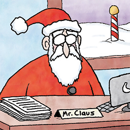The Far Side Christmas Card