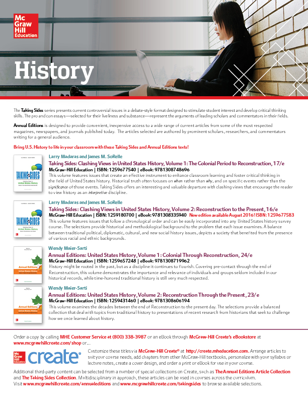 McGraw-Hill History Flyer